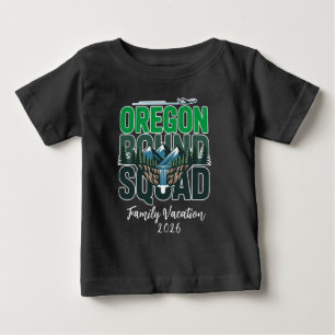 Oregon Bound Squad Travel Adventure Baby T-Shirt