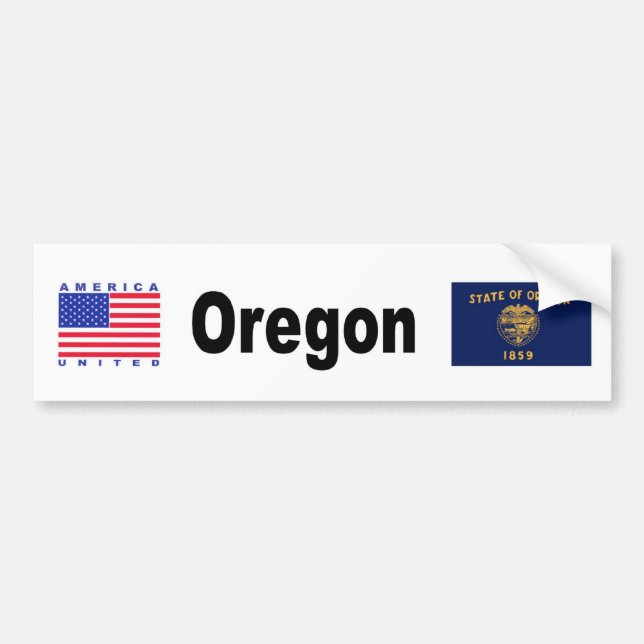 Oregon Bumper Sticker (Front)