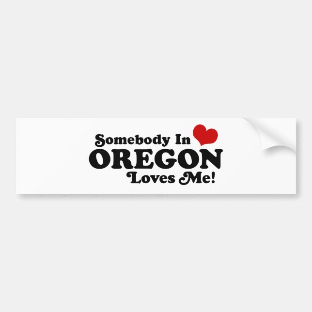 Oregon Bumper Sticker (Front)