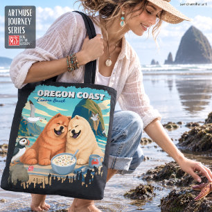 OREGON • Cannon Beach Chow Tote Bag