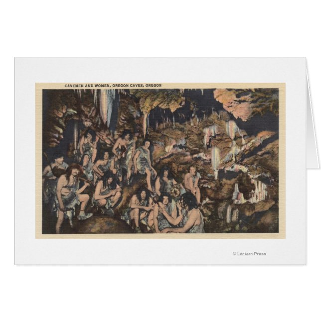 Oregon Caves - Cavemen and Women in Caves (Front Horizontal)