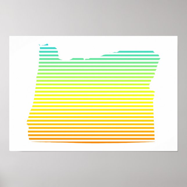 oregon chill fade poster (Front)