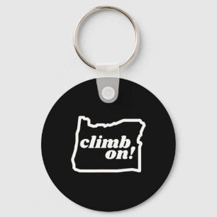 Oregon Climb On! Rock Climbing Bouldering Rock Cli Key Ring