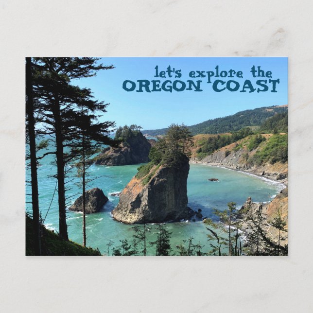 Oregon Coast Boardman Scenic Overlook Postcard (Front)