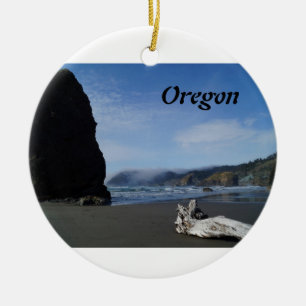 Oregon Coast Ceramic Tree Decoration