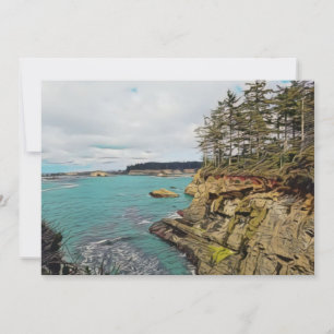 Oregon Coast Flat Thank You Card