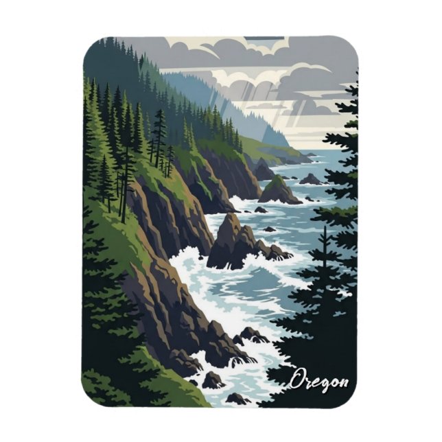 Oregon Coast Magnet (Vertical)