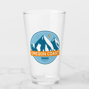 Oregon Coast Mountain Range Stars Moon Glass