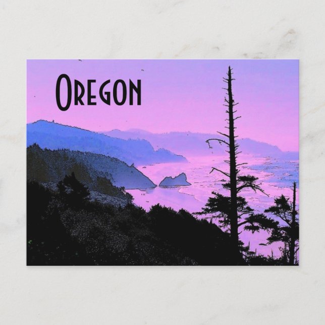 Oregon Coast Postcard (Front)