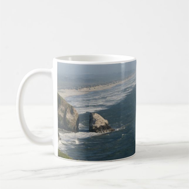 Oregon Coast Rocks Coffee Mug (Left)
