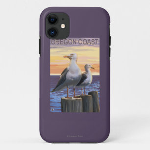Oregon Coast Sea Gulls iPhone 11 Case