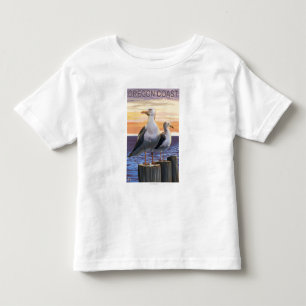Oregon Coast Sea Gulls Toddler T-Shirt