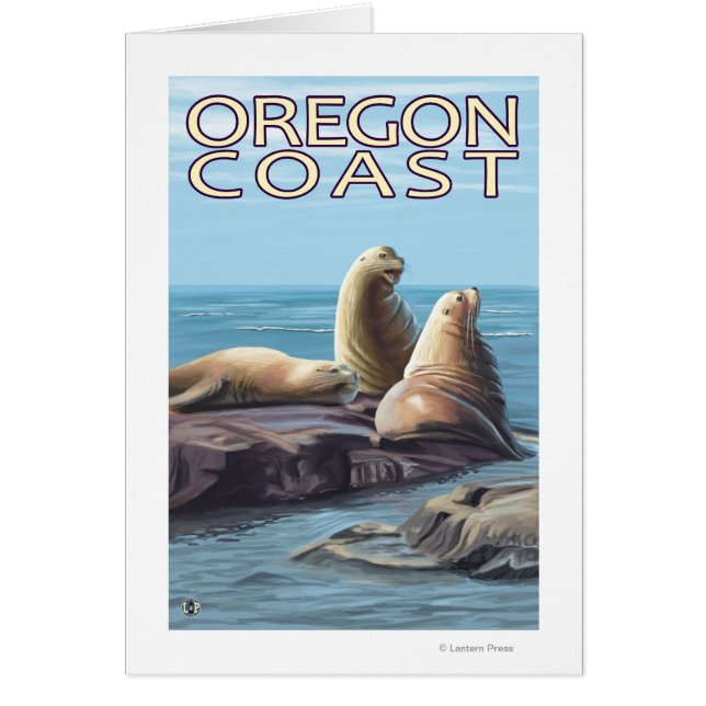 Oregon Coast Sea Lions (Front)