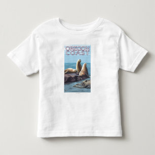 Oregon Coast Sea Lions Toddler T-Shirt