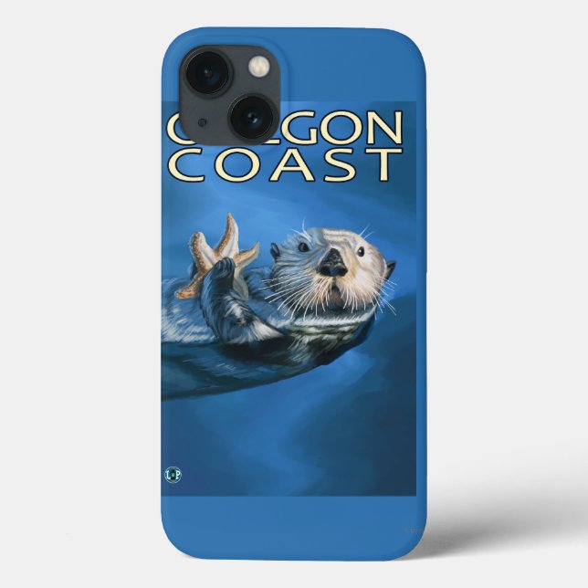 Oregon Coast Sea Otter Case-Mate iPhone Case (Back)