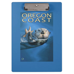 Oregon Coast Sea Otter Clipboard