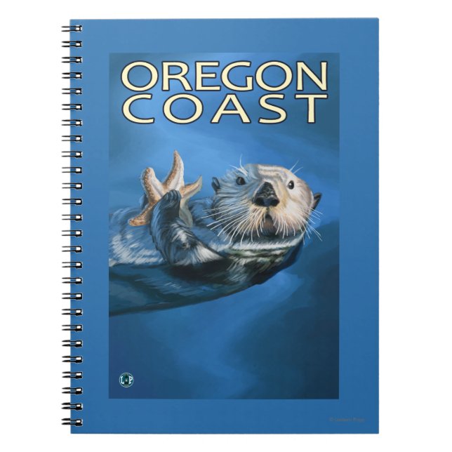 Oregon Coast Sea Otter Notebook (Front)