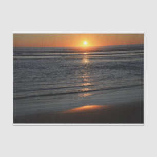 Oregon Coast Sunset Photo Tissue Paper