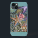 Oregon Coast Tidepool iPhone 13 Case<br><div class="desc">Oregon Coast Tidepool - LP Original Poster -   was created in 2008. This image depicts scenes from Oregon Coast.</div>