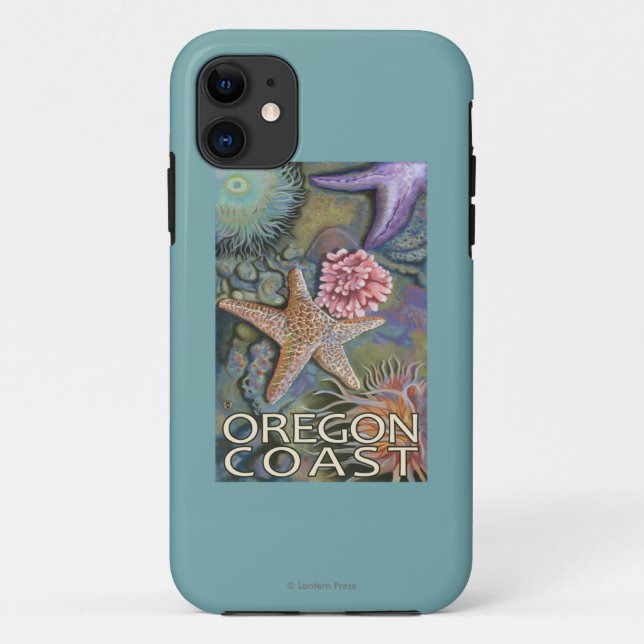 Oregon Coast Tidepool Case-Mate iPhone Case (Back)