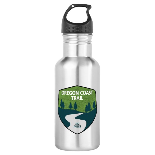 Oregon Coast Trail 532 Ml Water Bottle (Front)