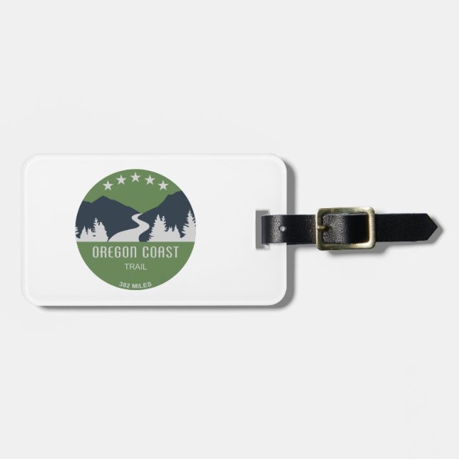 Oregon Coast Trail Luggage Tag (Front Horizontal)