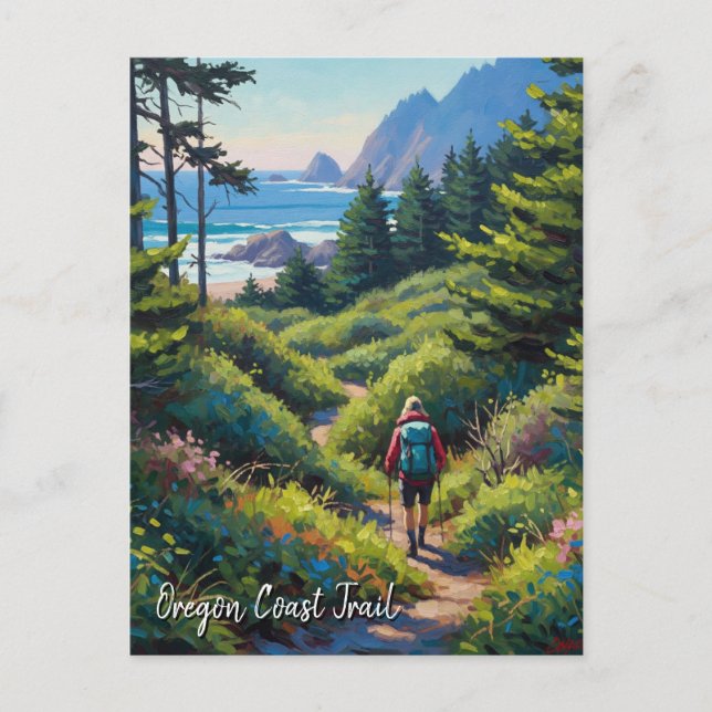 Oregon Coast Trail Postcard (Front)