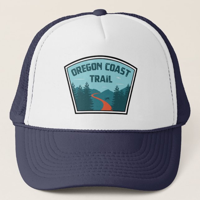 Oregon Coast Trail Trucker Hat (Front)
