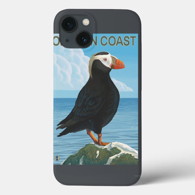 Oregon Coast Tufted Puffin Case-Mate iPhone Case (Back)