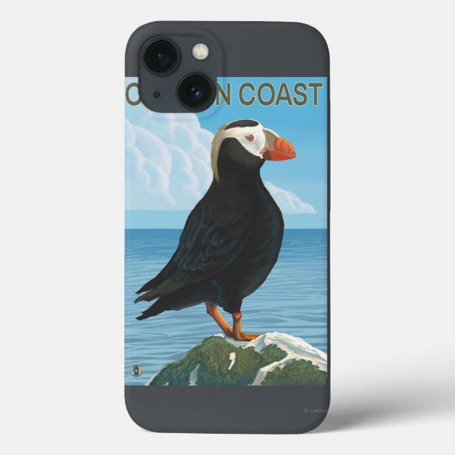 Oregon Coast Tufted Puffin Case-Mate iPhone Case (Back)