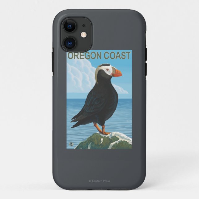Oregon Coast Tufted Puffin Case-Mate iPhone Case (Back)