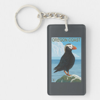 Oregon Coast Tufted Puffin Key Ring