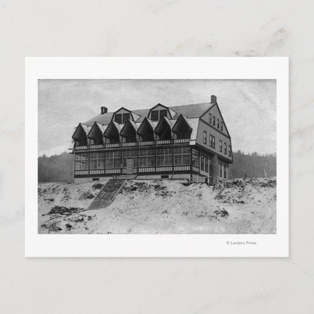 Oregon Coast View of Outlook Inn Hotel Postcard (Front)