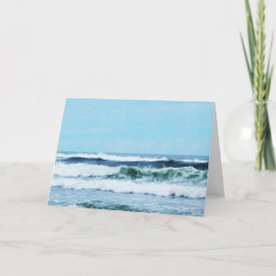 Oregon Coast Waves Card