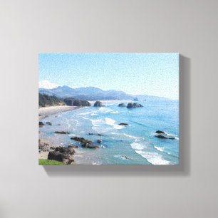 Oregon Coastal Viewpoint Canvas Print