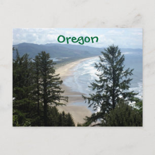 Oregon Coastline Postcard