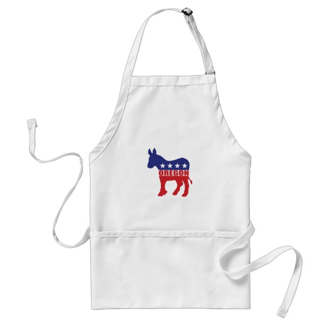 Oregon Democrat Donkey Standard Apron (Front)
