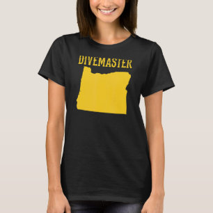 Oregon Divemaster Scuba Diving Instructor Dive Fla T-Shirt