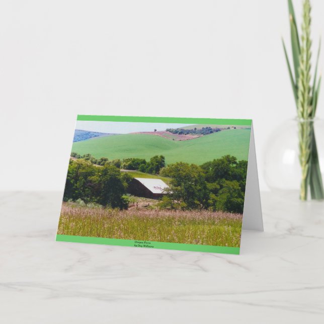 Oregon Farm Card (Front)