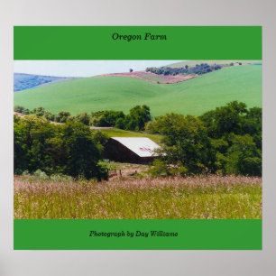Oregon Farm Poster