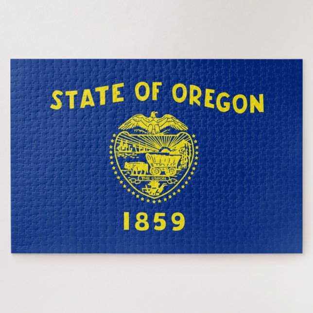 Oregon Flag Jigsaw Puzzle (Horizontal)