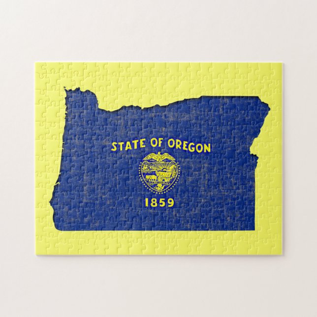 OREGON FLAG JIGSAW PUZZLE (Horizontal)