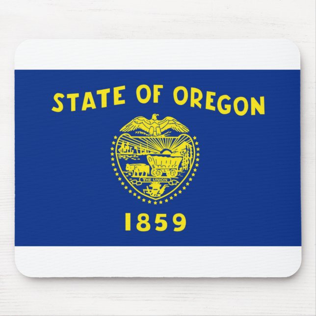 Oregon flag mouse mat (Front)