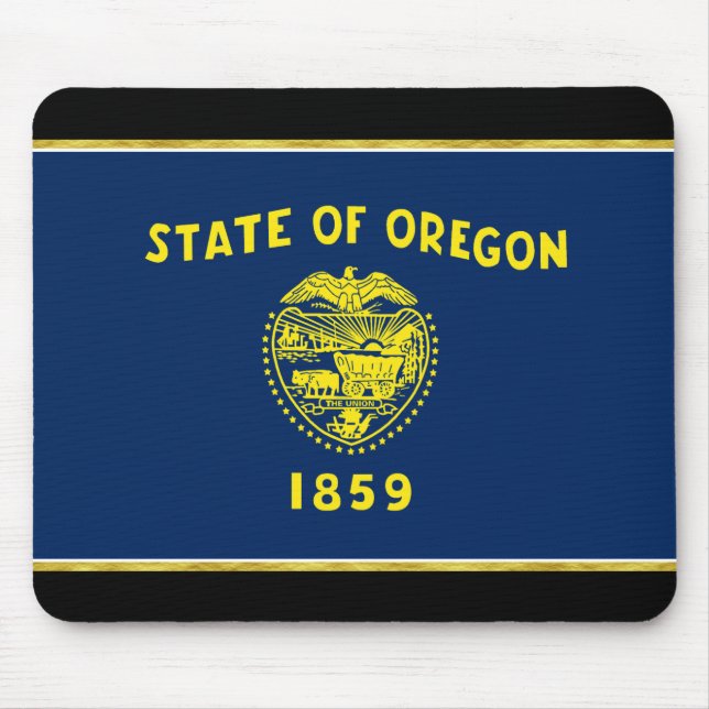 Oregon flag mouse mat (Front)