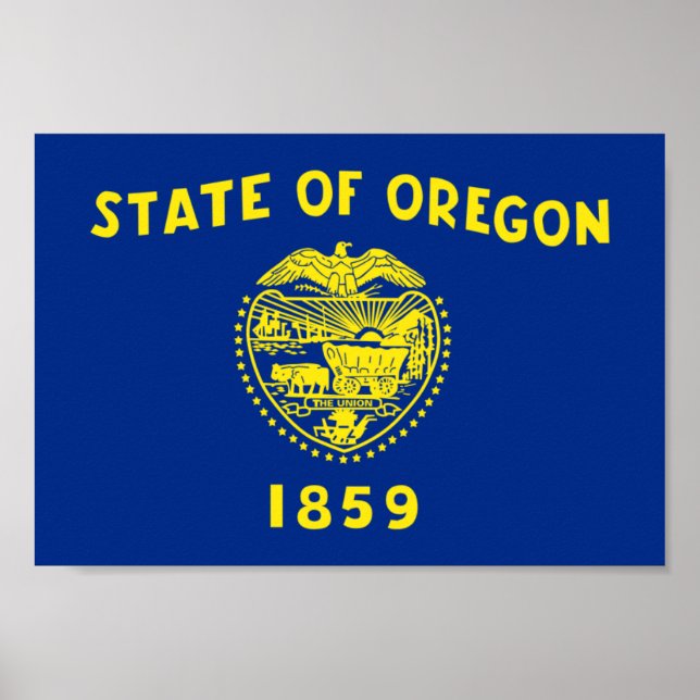 Oregon Flag Poster (Front)