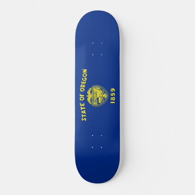 Oregon Flag Skateboard (Front)