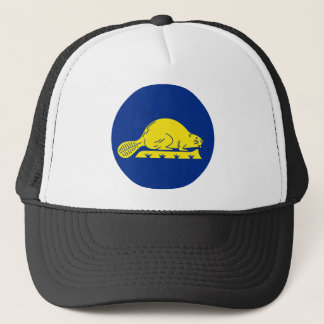 Oregon Flag Theme 01 Trucker Hat