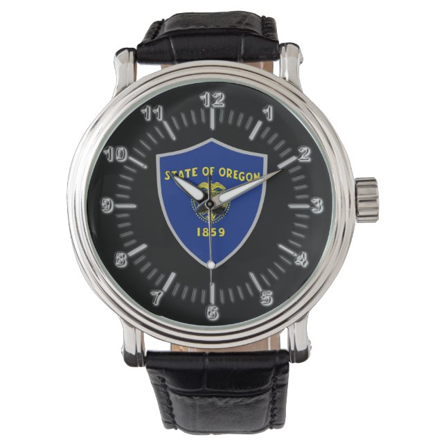 Oregon flag watch (Front)