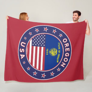 Oregon Fleece Blanket