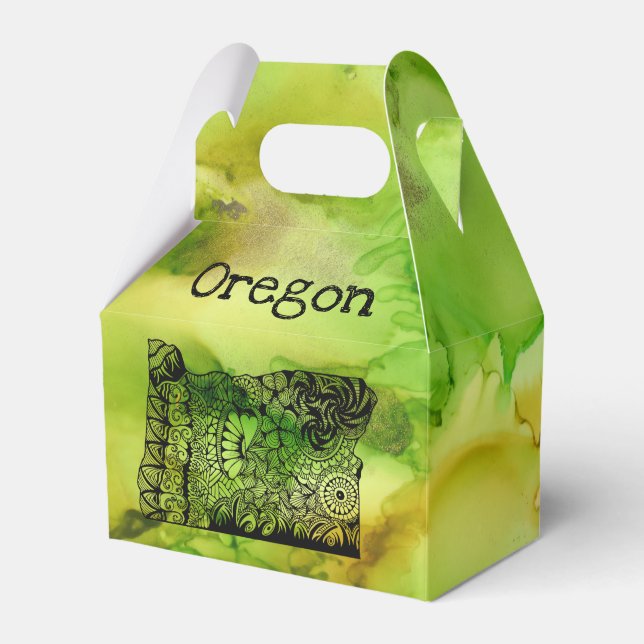 Oregon Gable Favour Box (Front Side)